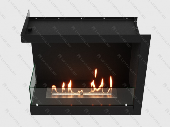 Встроенный биокамин Lux Fire Угловой 755 М (левый угол)