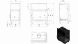 Топка с водяным контуром OLIWIA/PW/BP/22/BS/W, Г-образное стекло справа, змеевик