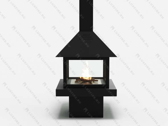 Островной биокамин GOOD FIRE Куб 850
