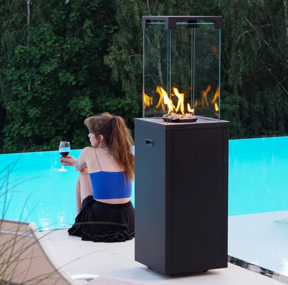 Нагреватель газовый PATIO/LIGHT, сталь, черный