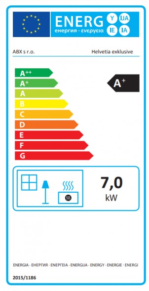 Печь ABX HELVETIA Exclusive кафельный цоколь