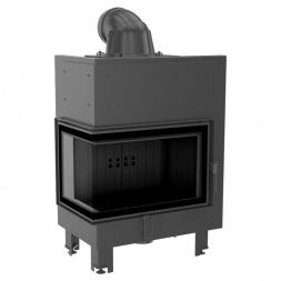 Топка Kratki PRO MBM/L/BS угловое стекло слева (Чёрная футеровка)