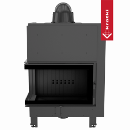 Топка Kratki PRO MBO/L/BS угловое стекло слева (Чёрная футеровка)
