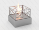 Настольный биокамин Lux Fire &amp;quot;Пикник&amp;quot; S (серебро)
