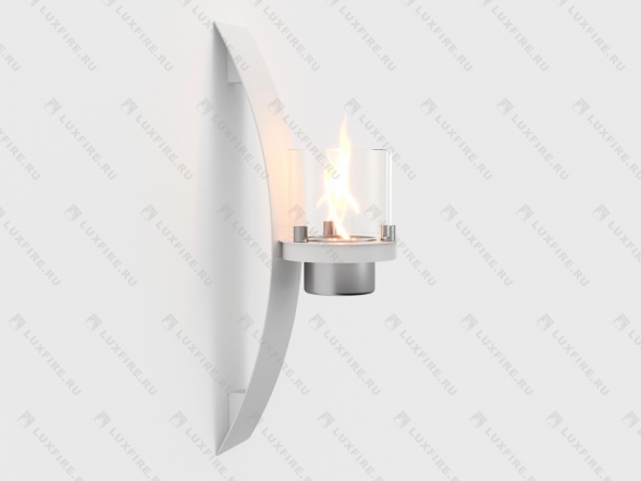 Настенный биокамин Lux Fire &amp;quot;Олимпус D&amp;quot; (белый)